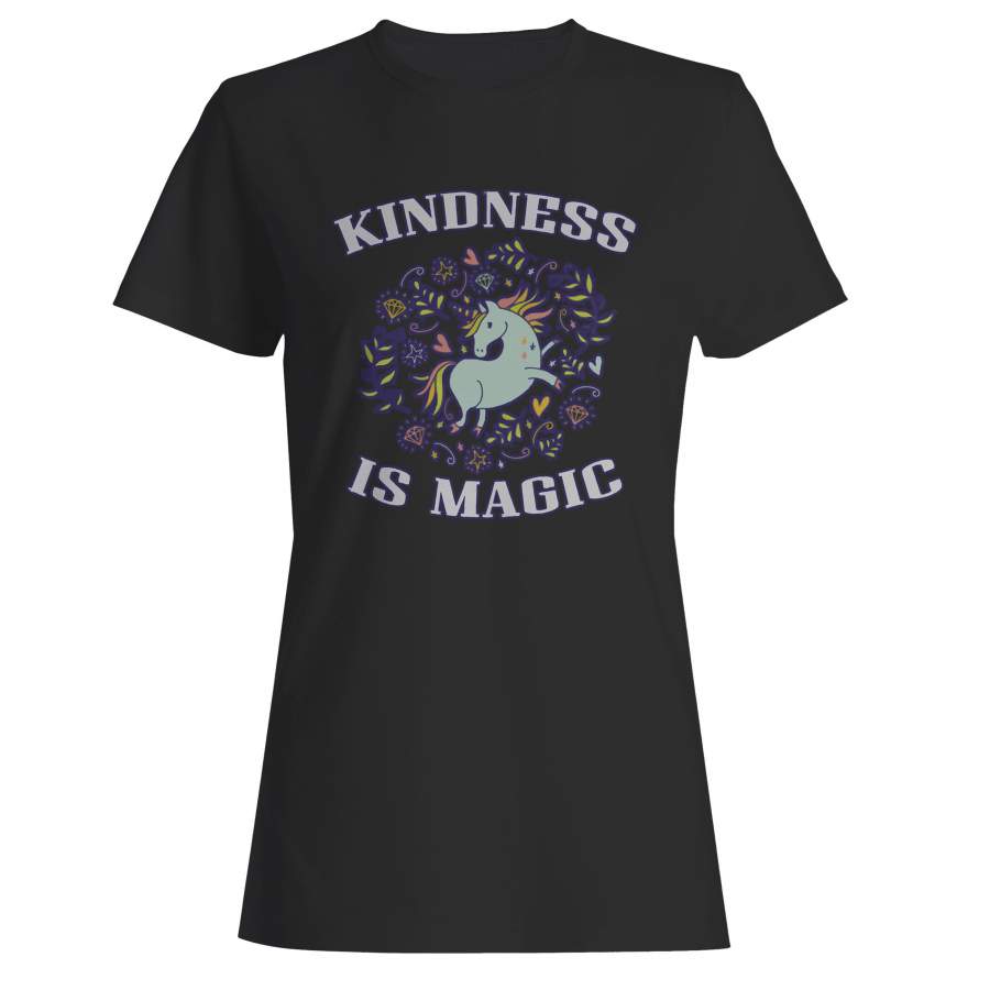 Unicorn Kindness Is Magic Woman’s T-Shirt