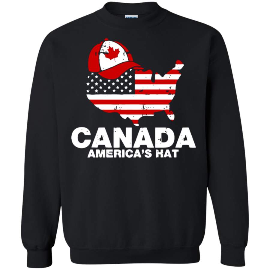 AGR Canada Is America’s Hat Funny Map Joke Sweatshirt