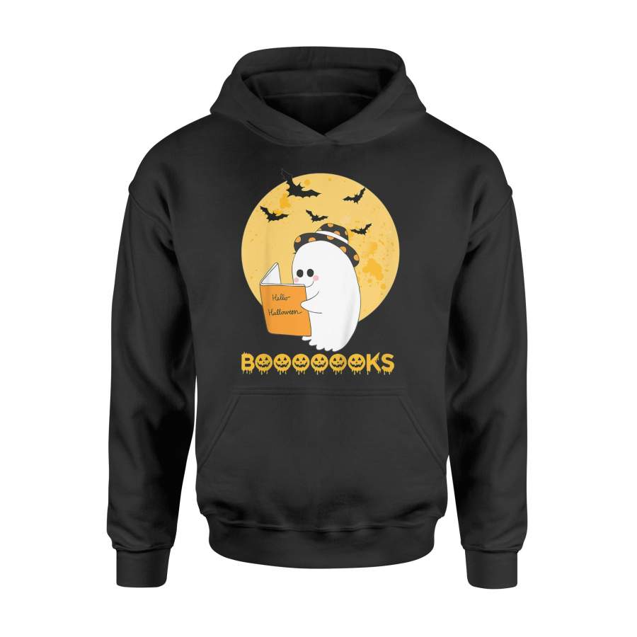 Booooooks Shirt Boo Read Books Halloween – Premium Hoodie