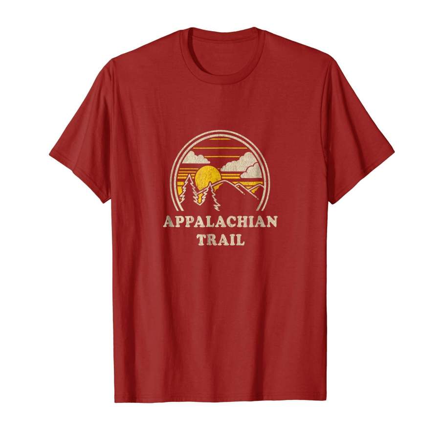 Appalachian Trail T Shirt Vintage Hiking Mountains Tee