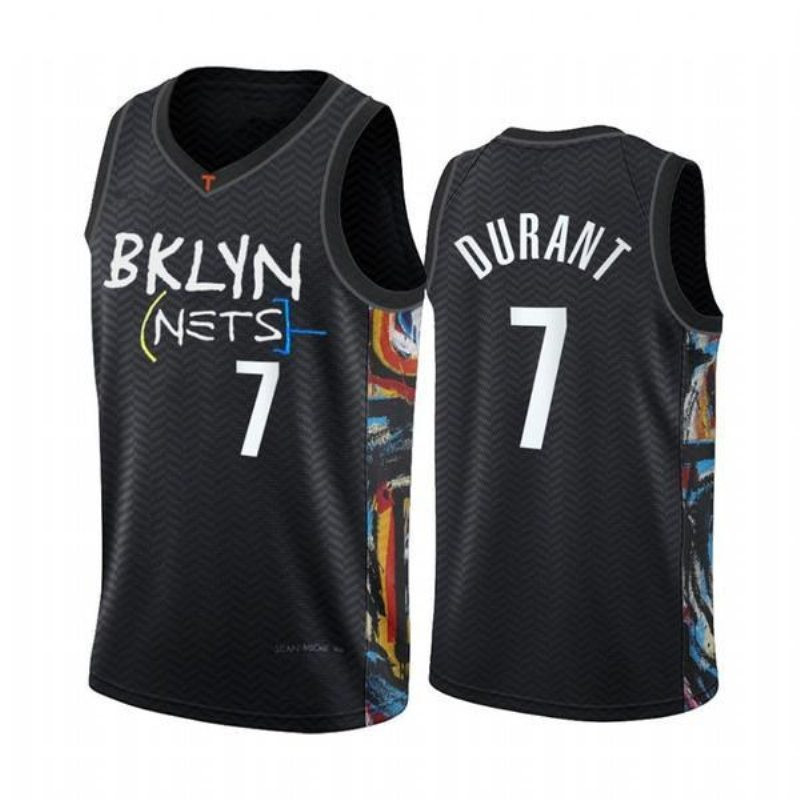 Brooklyn Nets Kevin Durant #7 2020 NBA Black Jersey