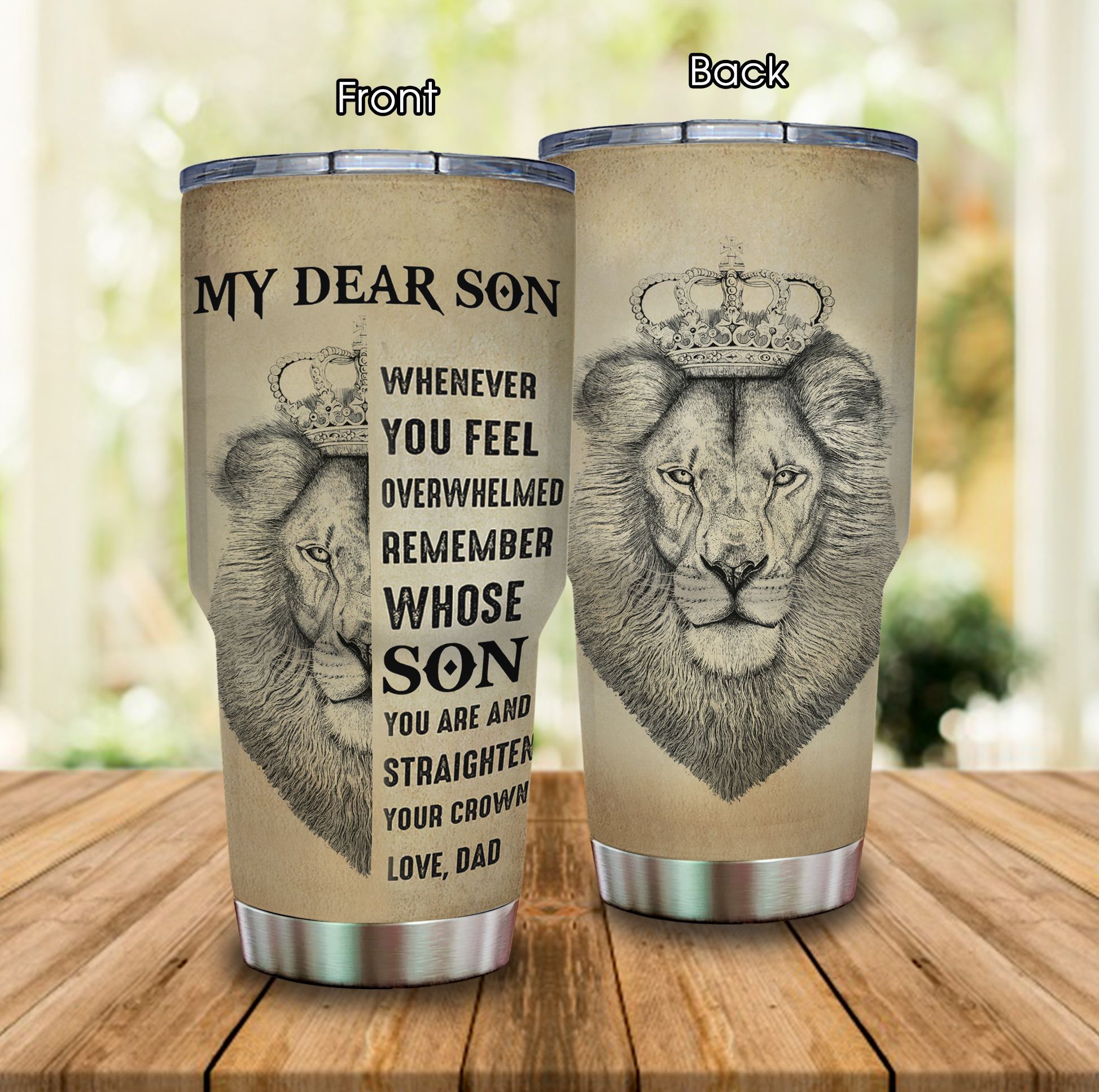 Wild Animal – Af.Dear Son Of Lion Tumbler