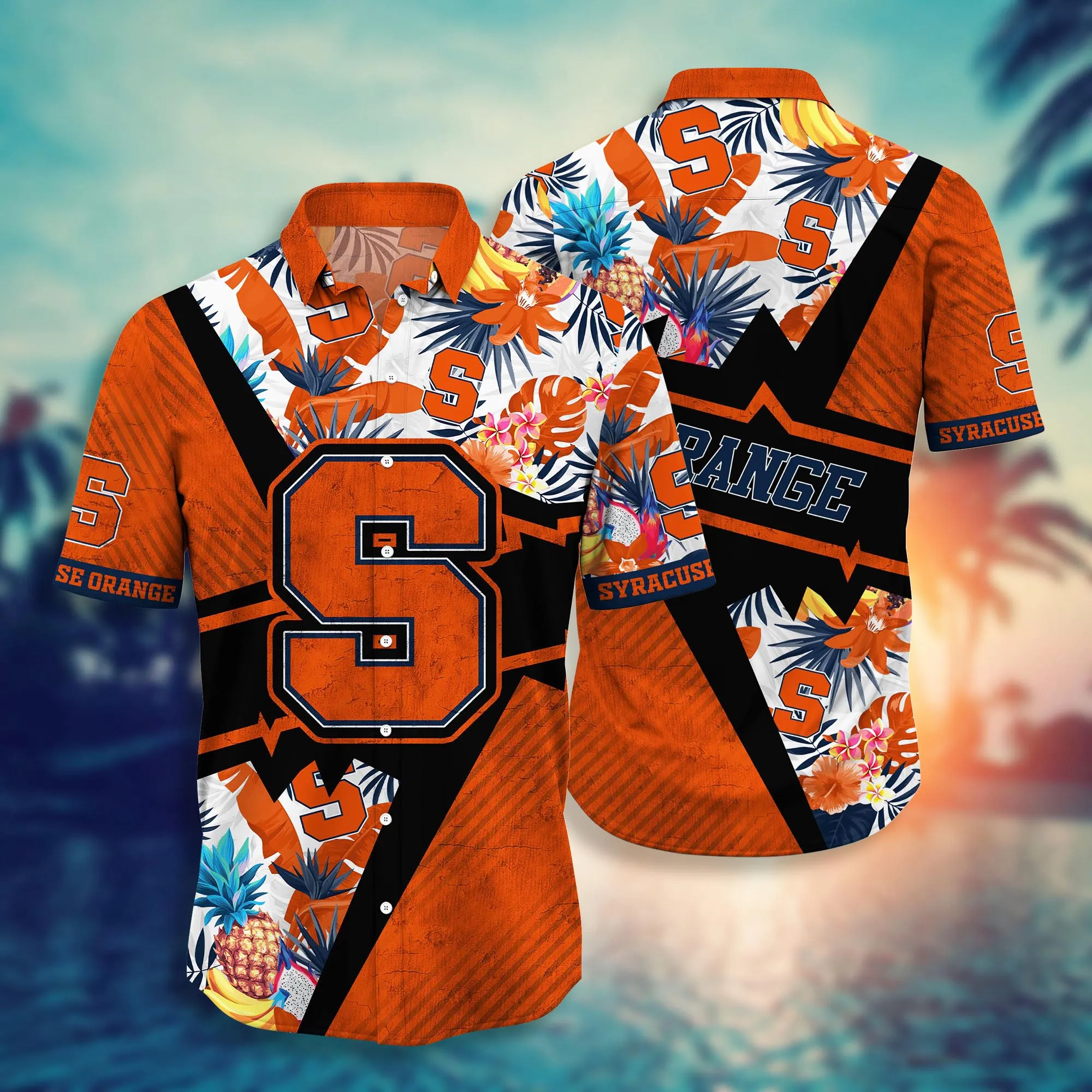 Syracuse Orange NCCA Hawaiian Shirt Beach Days Aloha Shirt