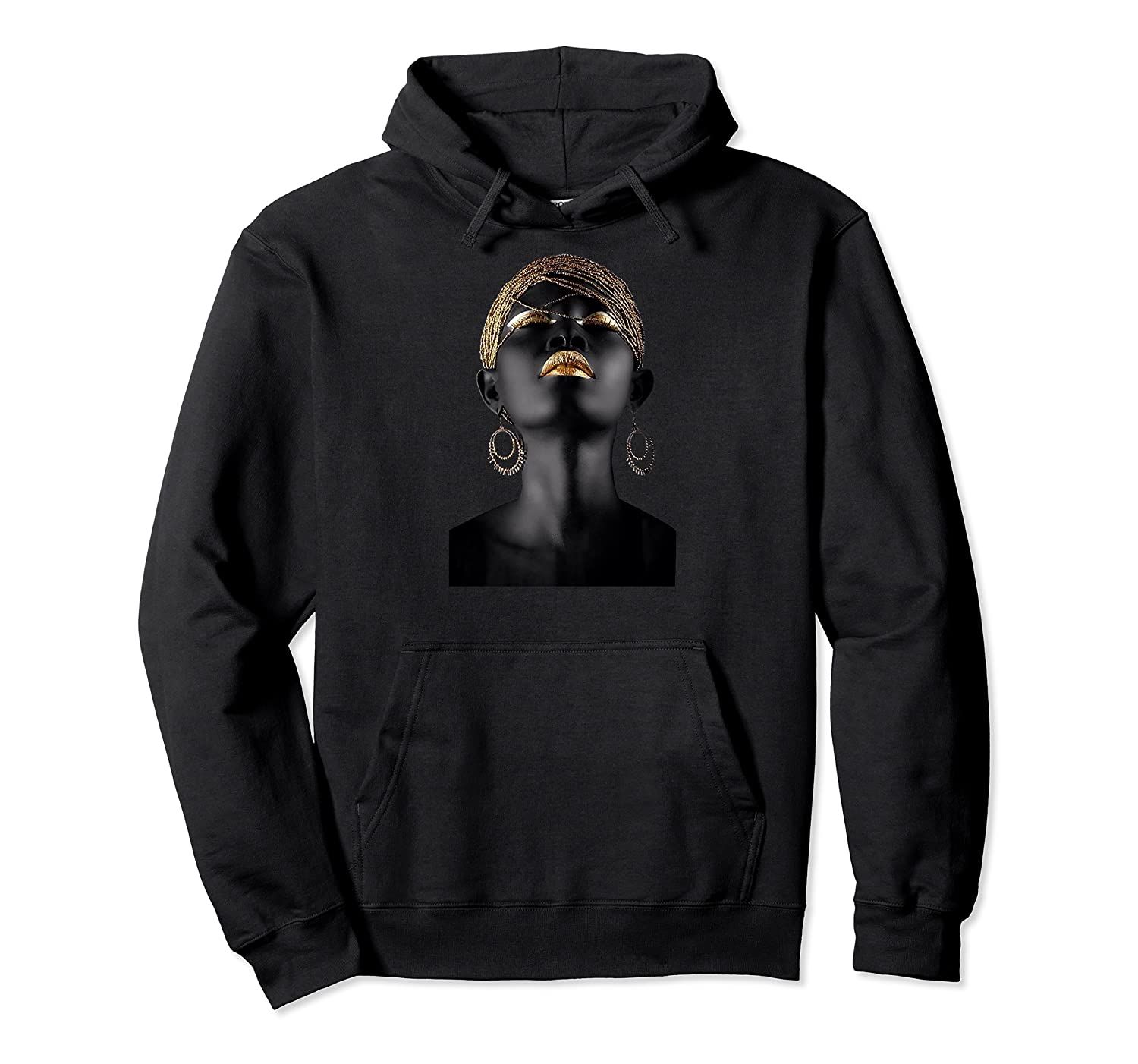 Afrocentric s for Women Midnight Queen Pullover Hoodie, T-Shirt, Sweatshirt