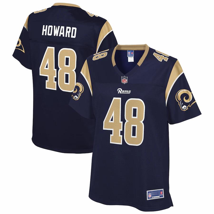 Travin Howard Los Angeles Rams NFL Pro Line Womens Player Jersey – Navy