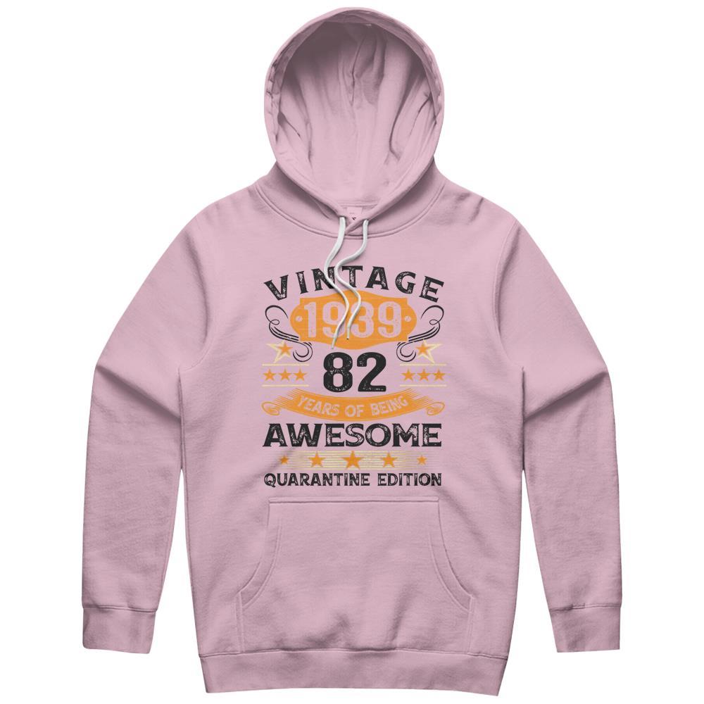 82 Years Old Gift Vintage 1939 82nd Birthday Quarantine Hoodie