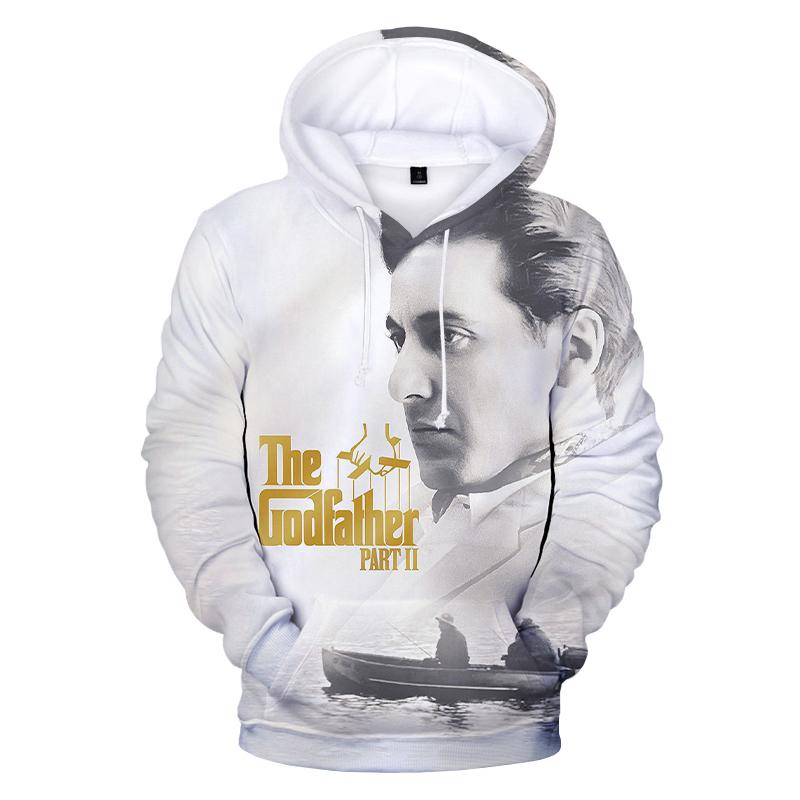 3D Printed The Godfather Hoodie – Movie Streetwear Pullover Sweatshirts