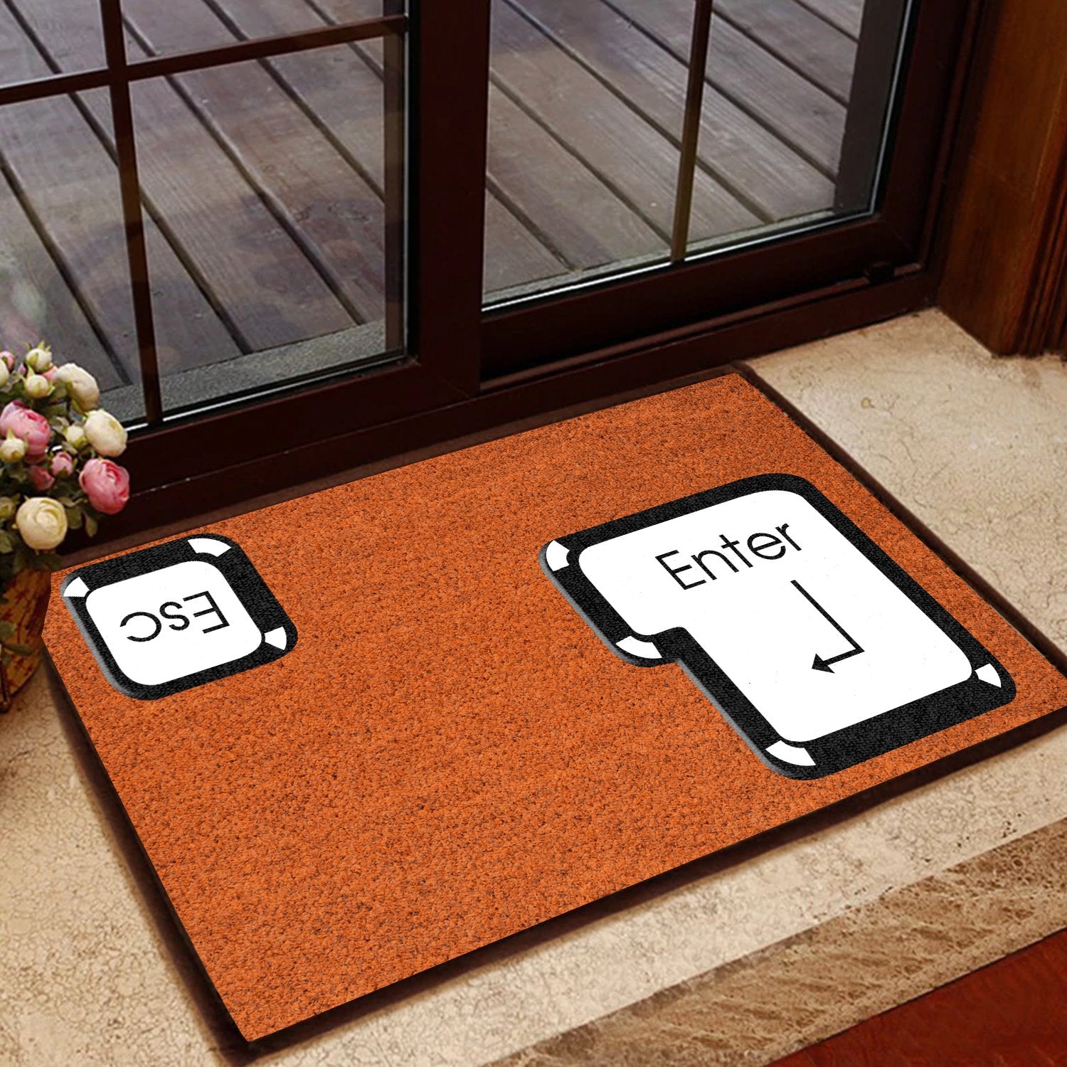 Enter All Over Printing Doormat Pre2228