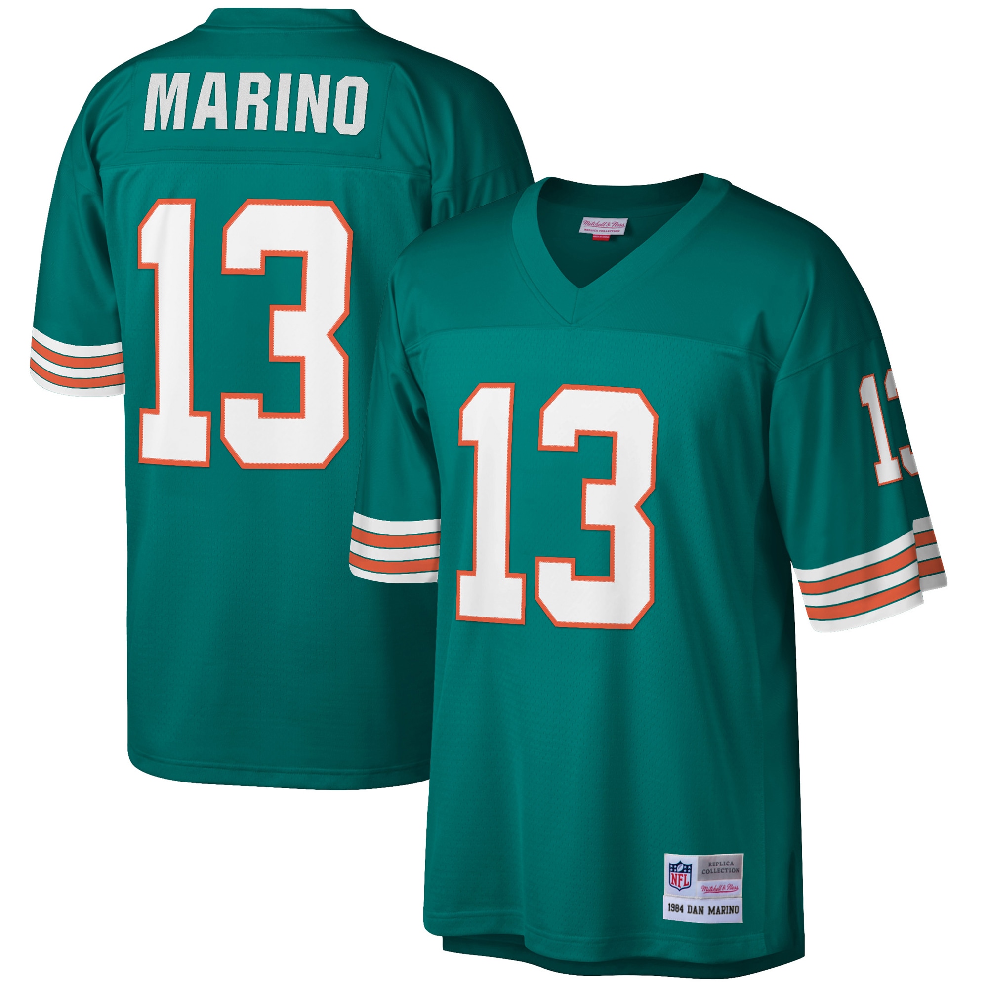 Men’s Miami Dolphins Dan Marino Mitchell & Ness Aqua 1984 Retired Player Legacy Jersey