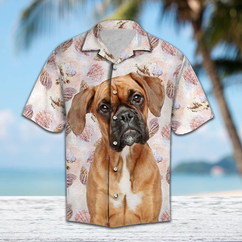 Aloha Shirt Seashells And Cute Boxer H207027 – Hawaiian Shirt