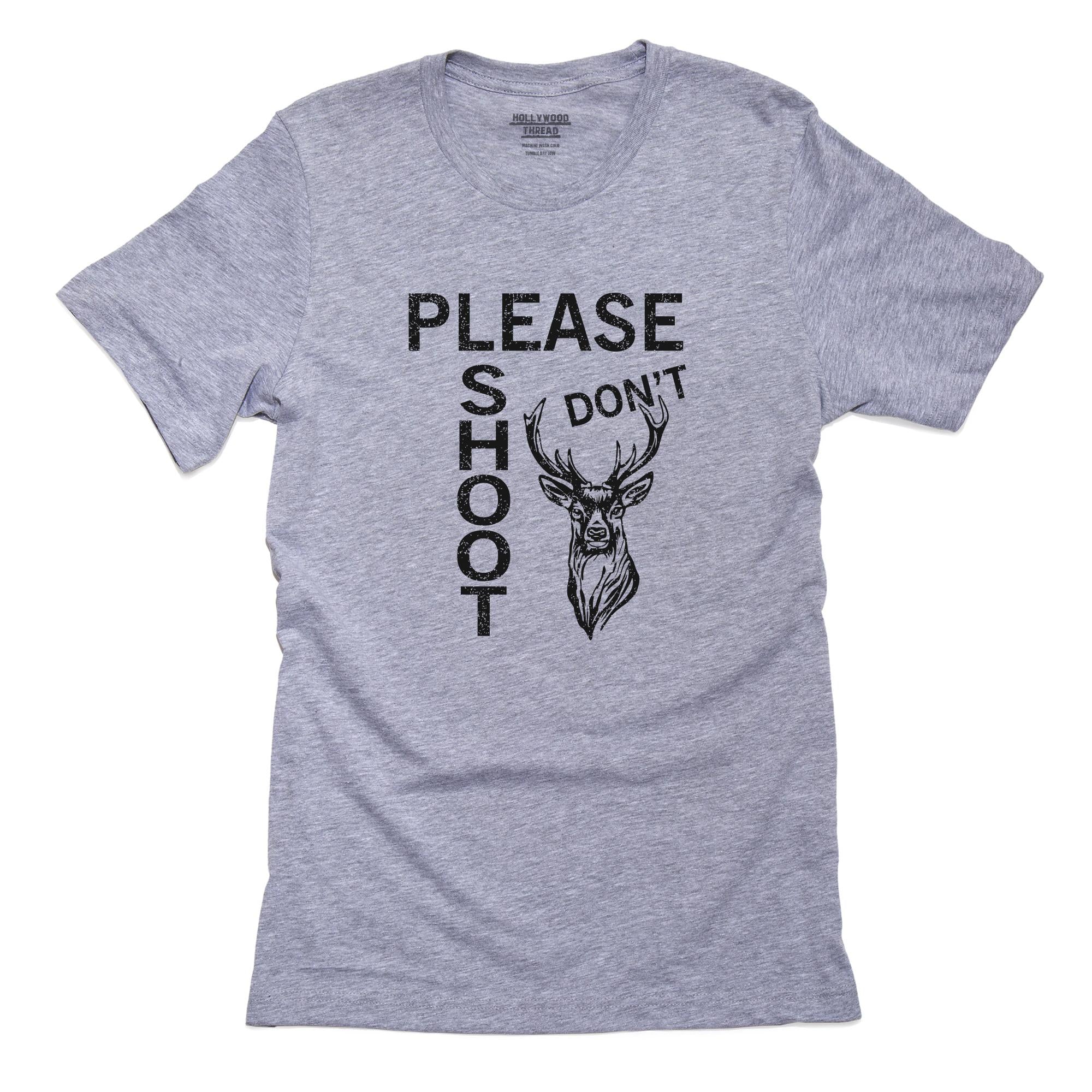 Please Don’t Shoot Deer Animal Lover T-Shirt, Framed Print, Pillow, Golf Towel