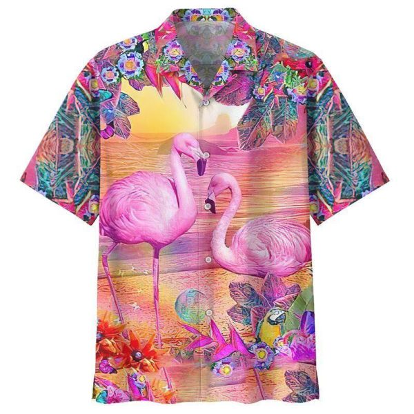 Flamingo Hawaii Shirt For Men Women Ha88046