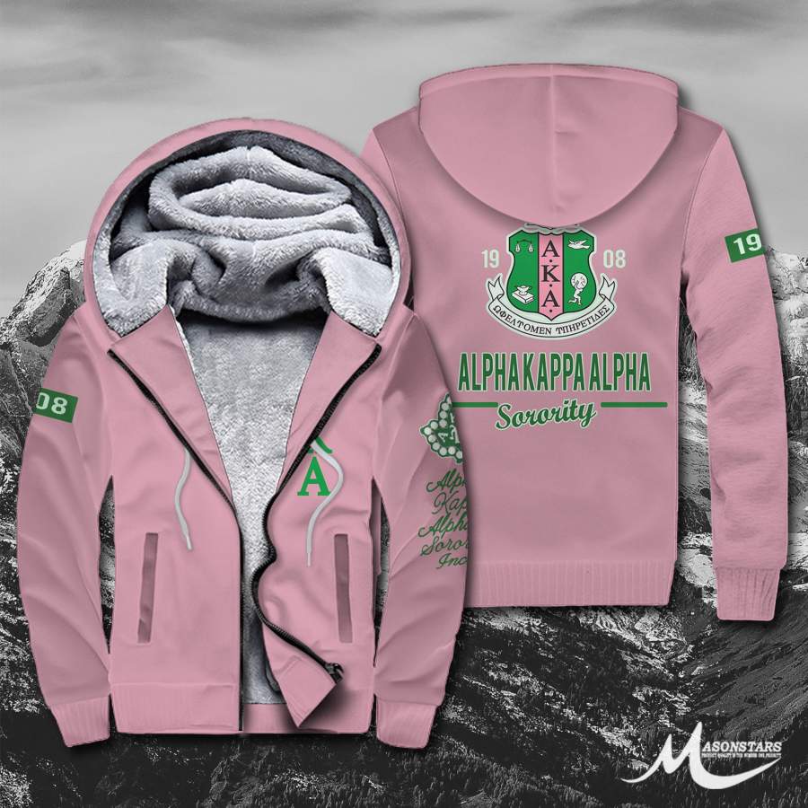 Alpha Kappa Alpha Fleece Zip Hoodies 281020197