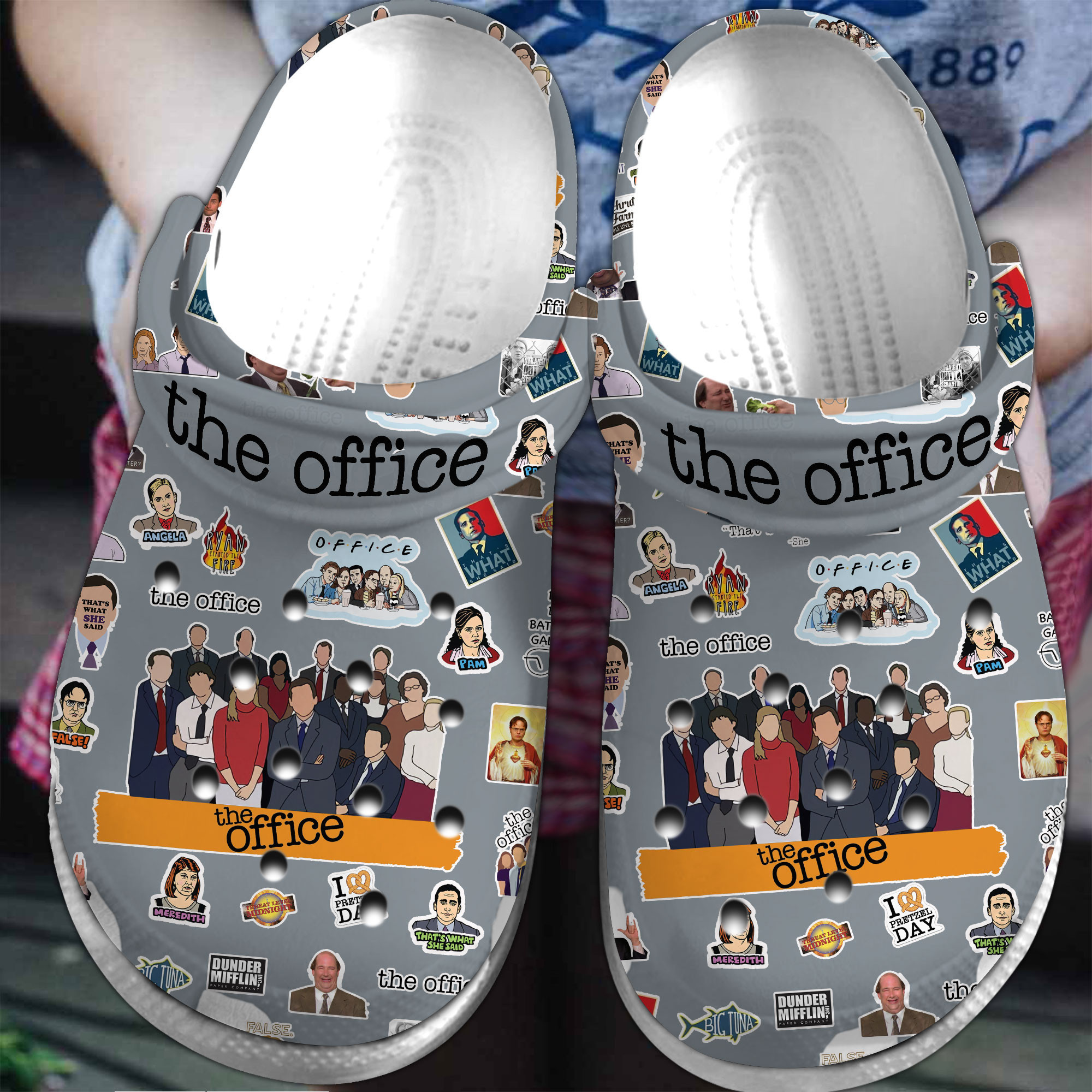 The Office TV Series Crocs Crocband Clogs Shoes Comfortable For Men Women and Kids 2