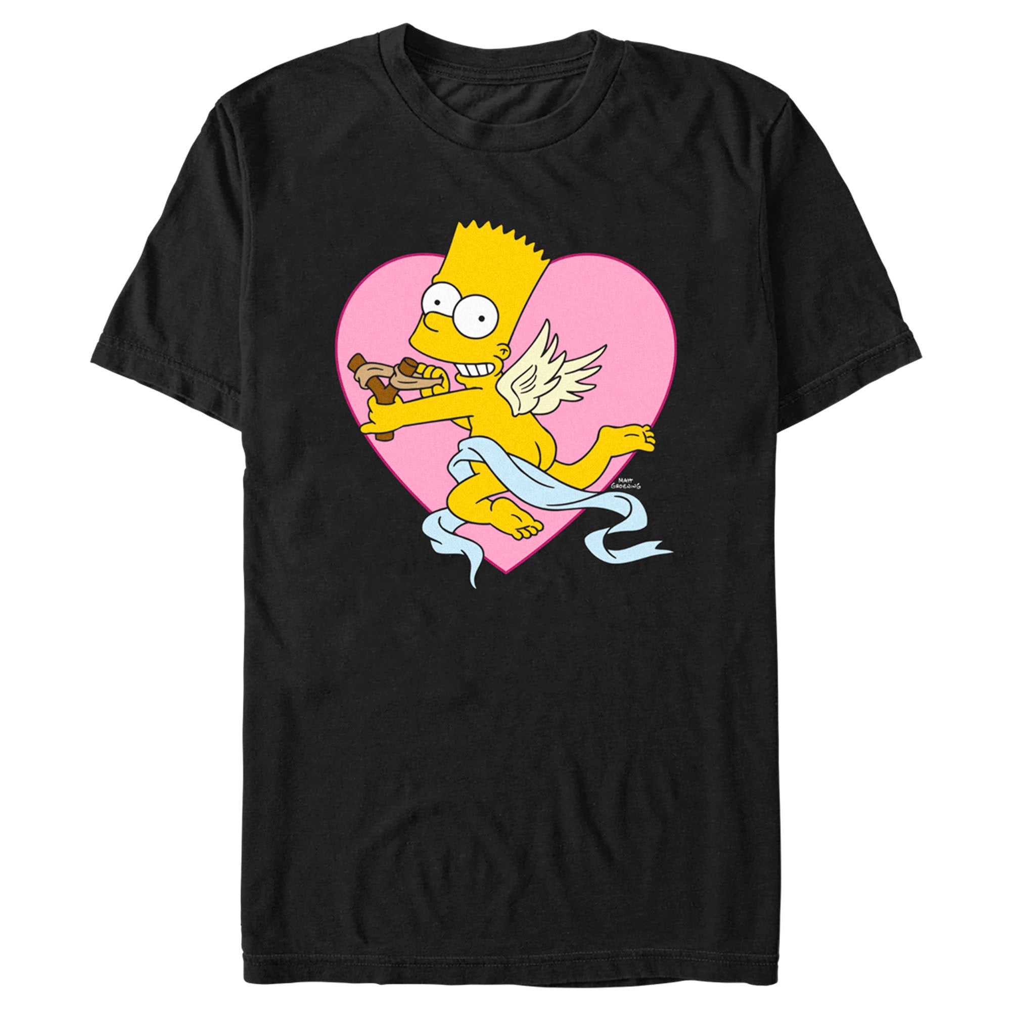 Men’S The Simpsons Valentine’S Day Cupid Bart T-Shirt