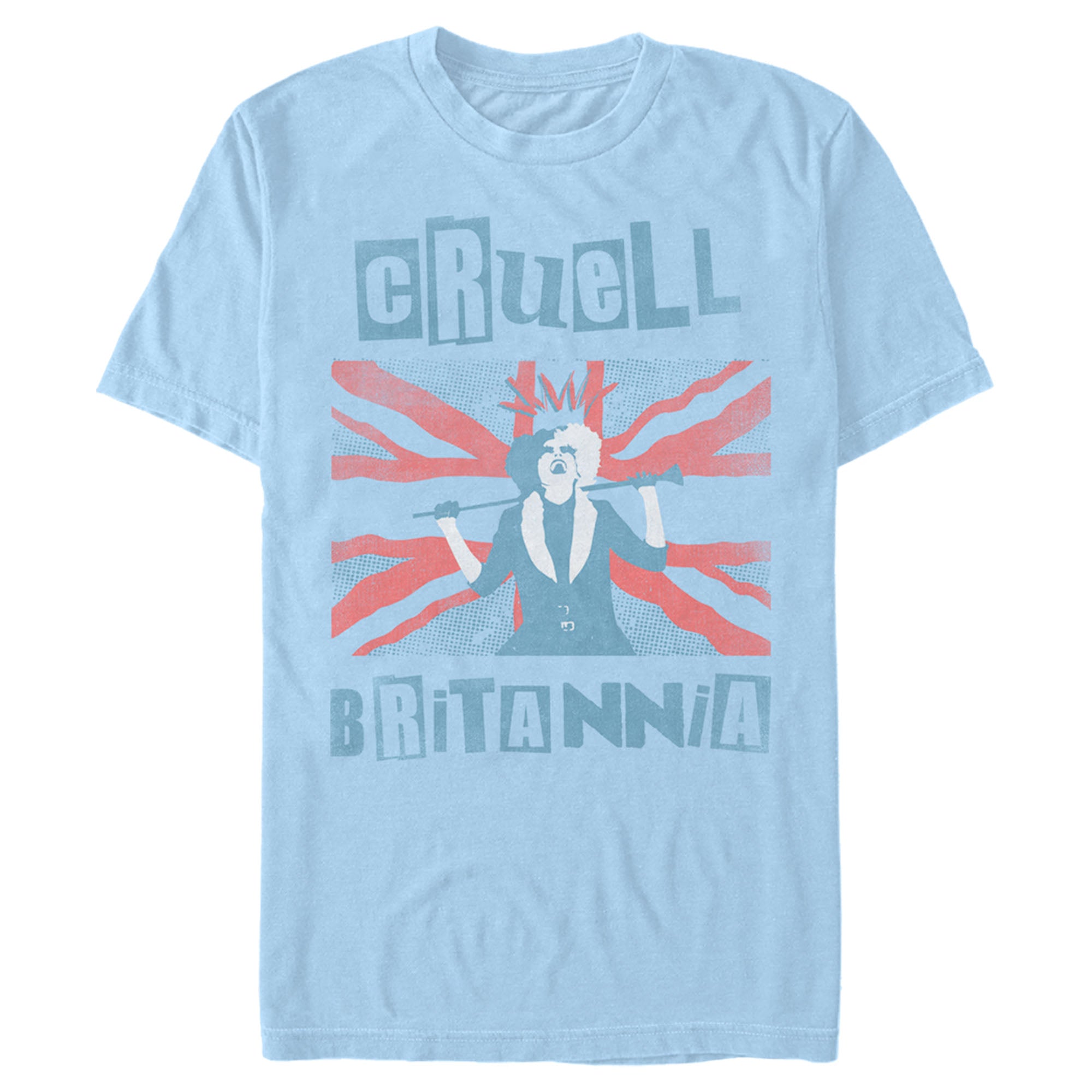 Cruella Men’S Cruell Britannia  T-Shirt