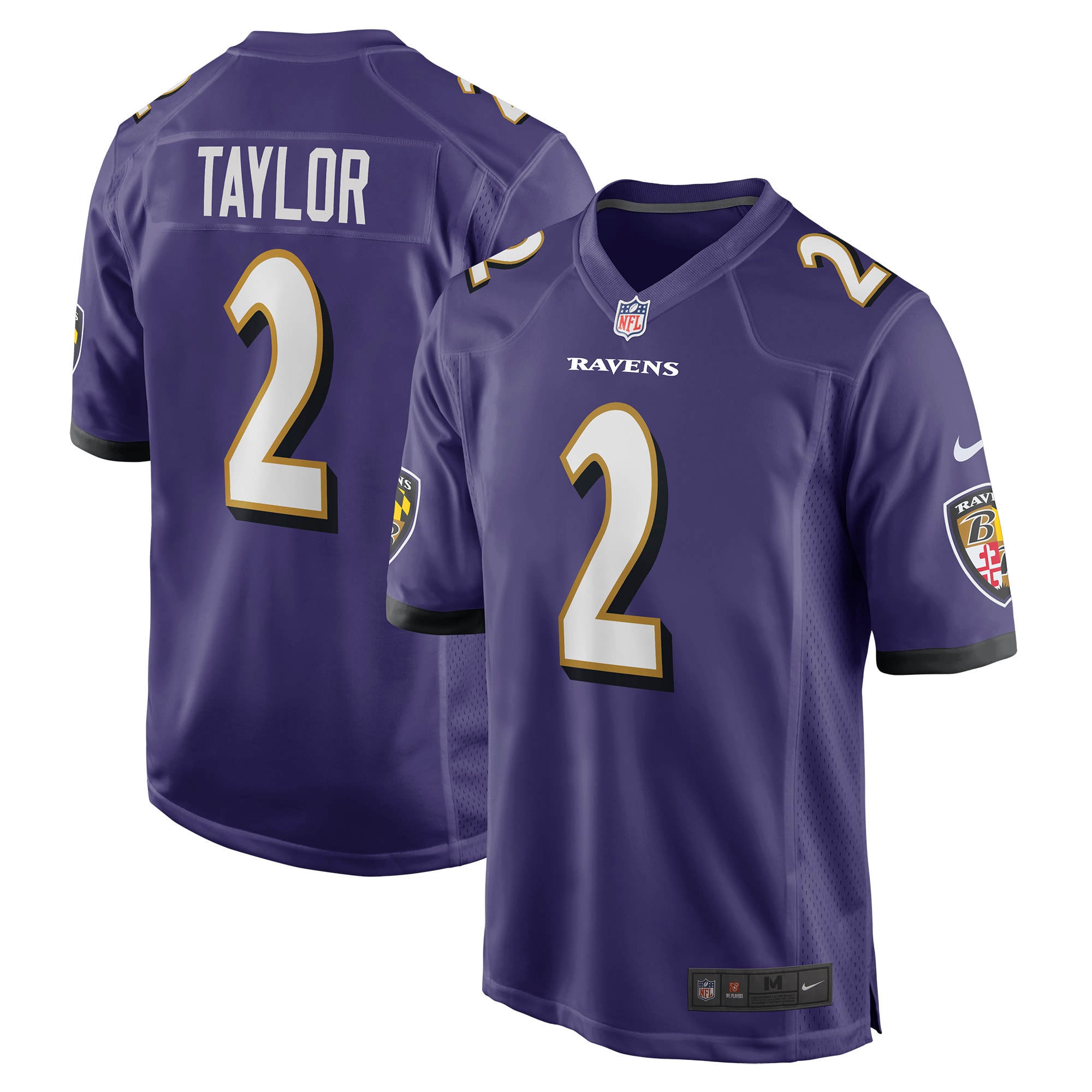 Youth Baltimore Ravens Tyrod Taylor Team Color Game Jersey