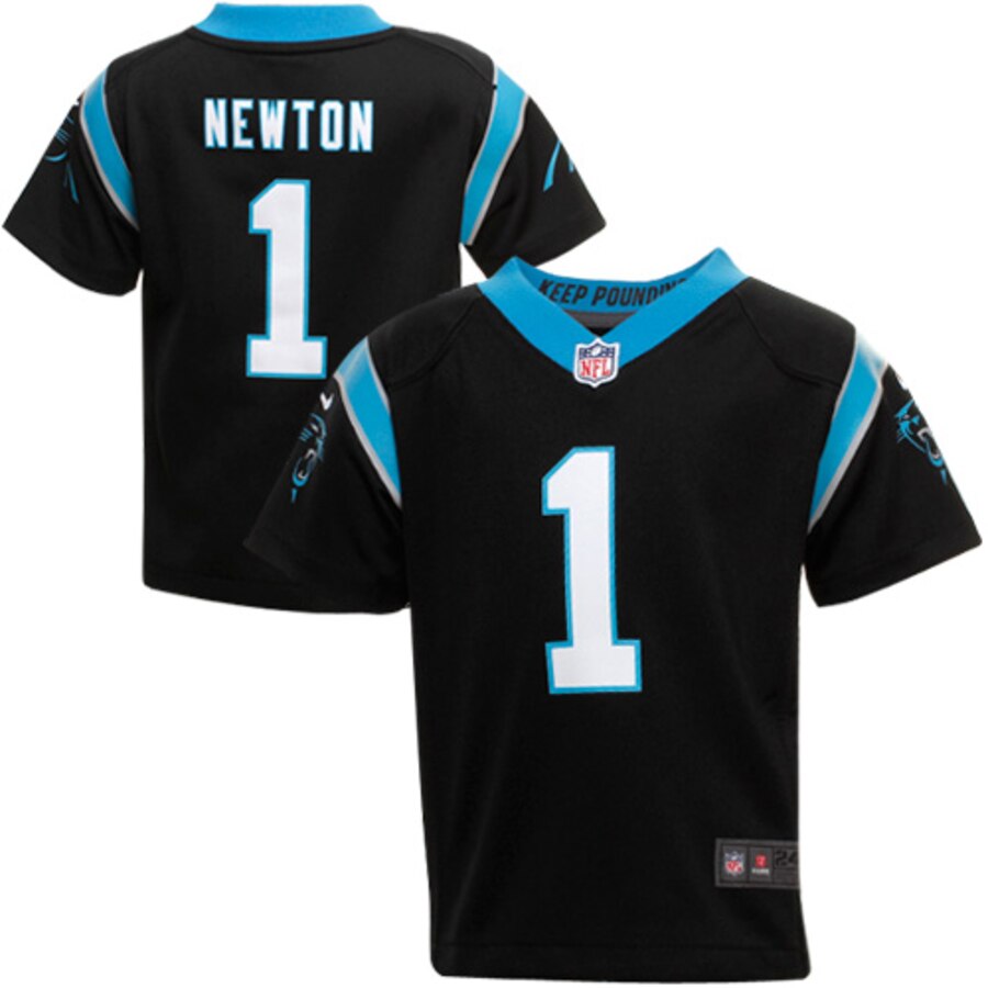 Cam Newton Carolina Panthers Nike Infant Team Color Game Jersey – Black