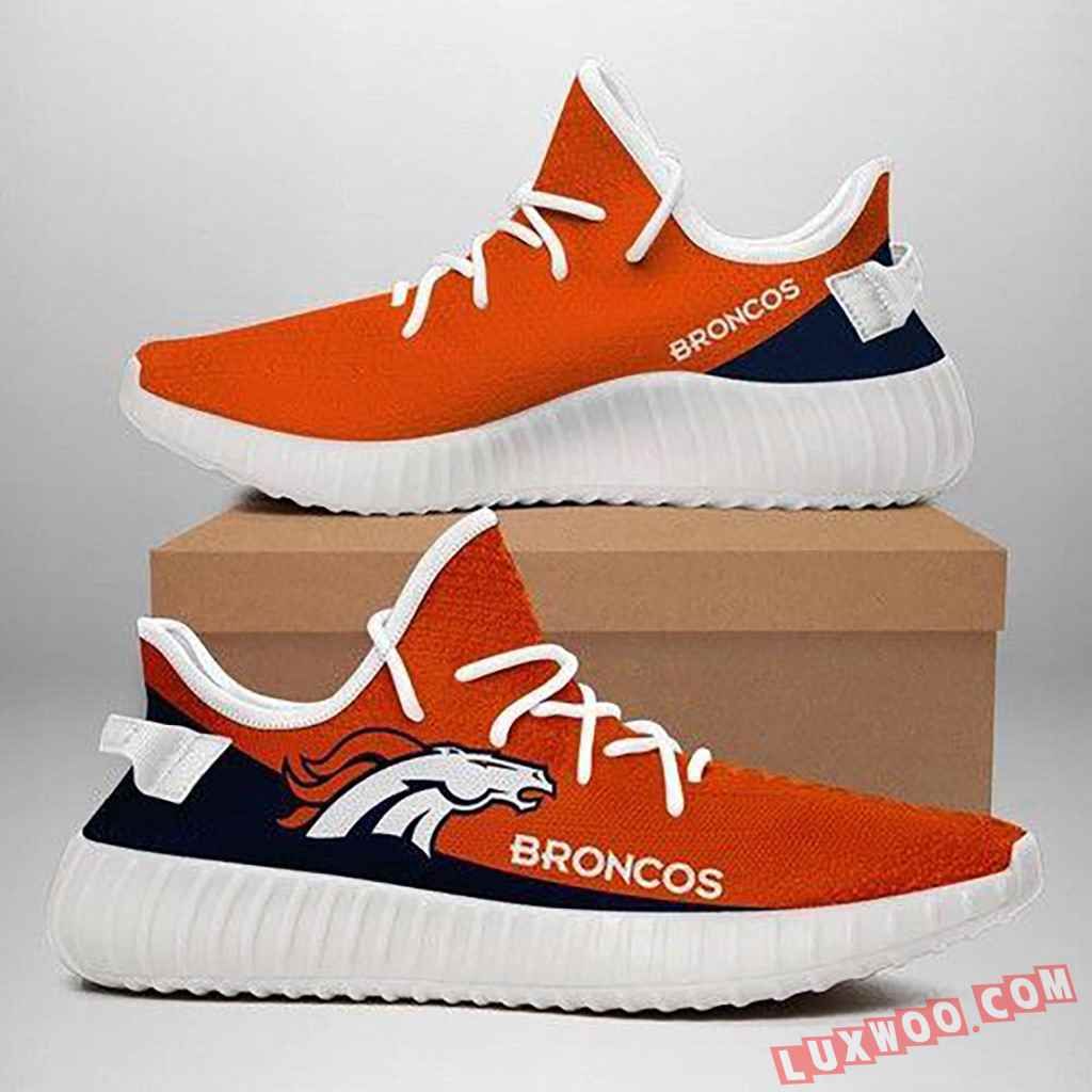 Custom Yeezy Denver Broncos Shoes Sport Sneakers