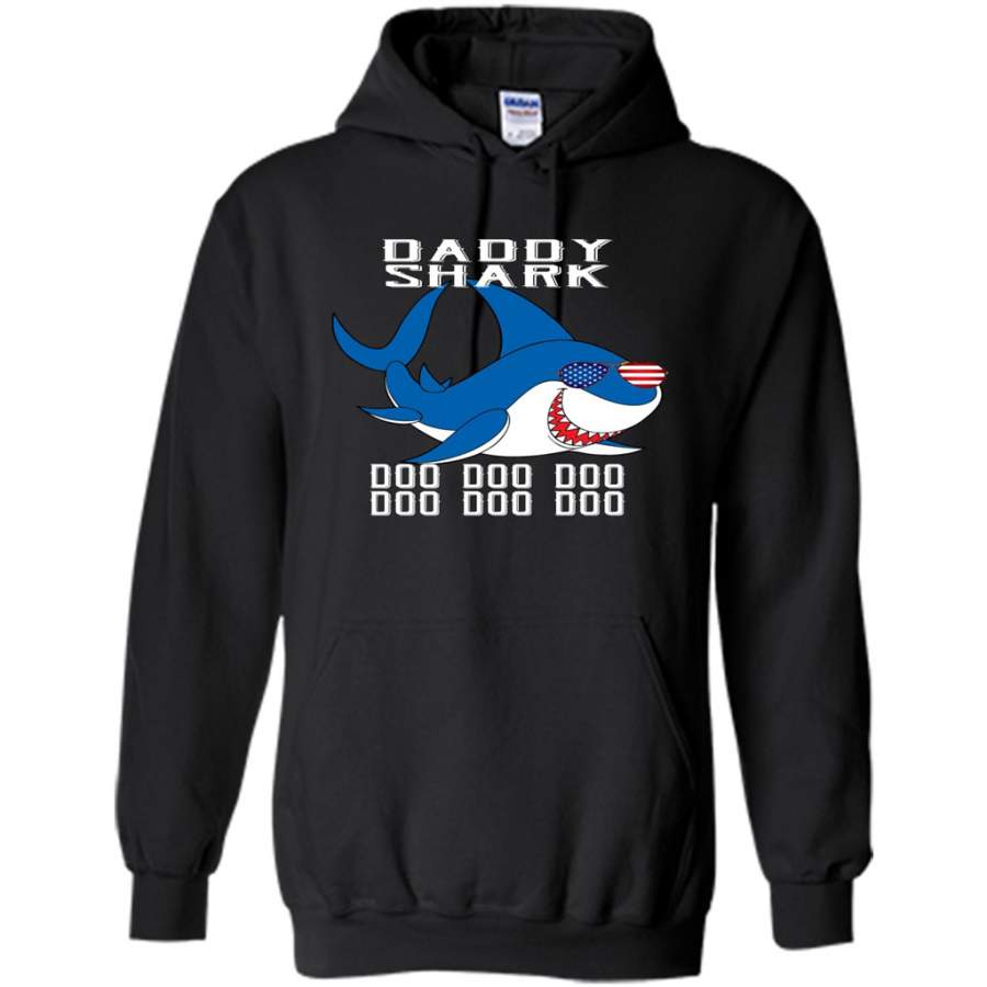 Daddy Shark Doo Doo Doo 3 – Gildan Heavy Blend Hoodie