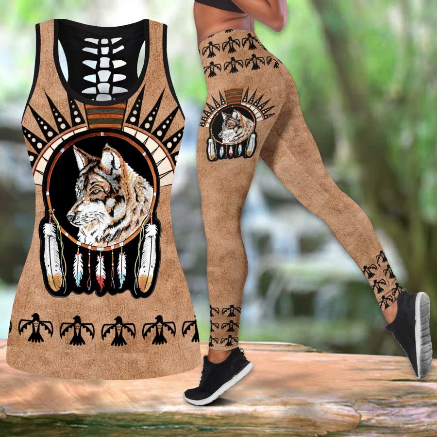 Tattoos legging + hollow tank combo MP05092008S