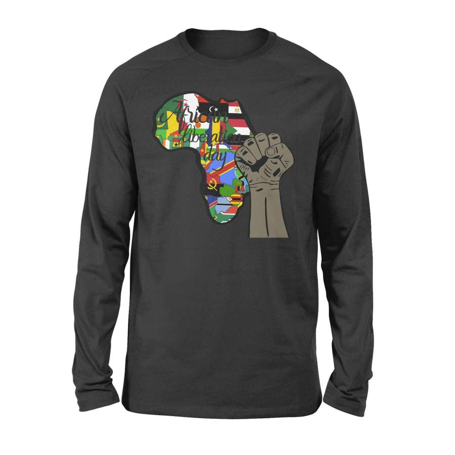 African Liberation Day Long Sleeve, Black Power Justice Fist Revolution Long Sleeve