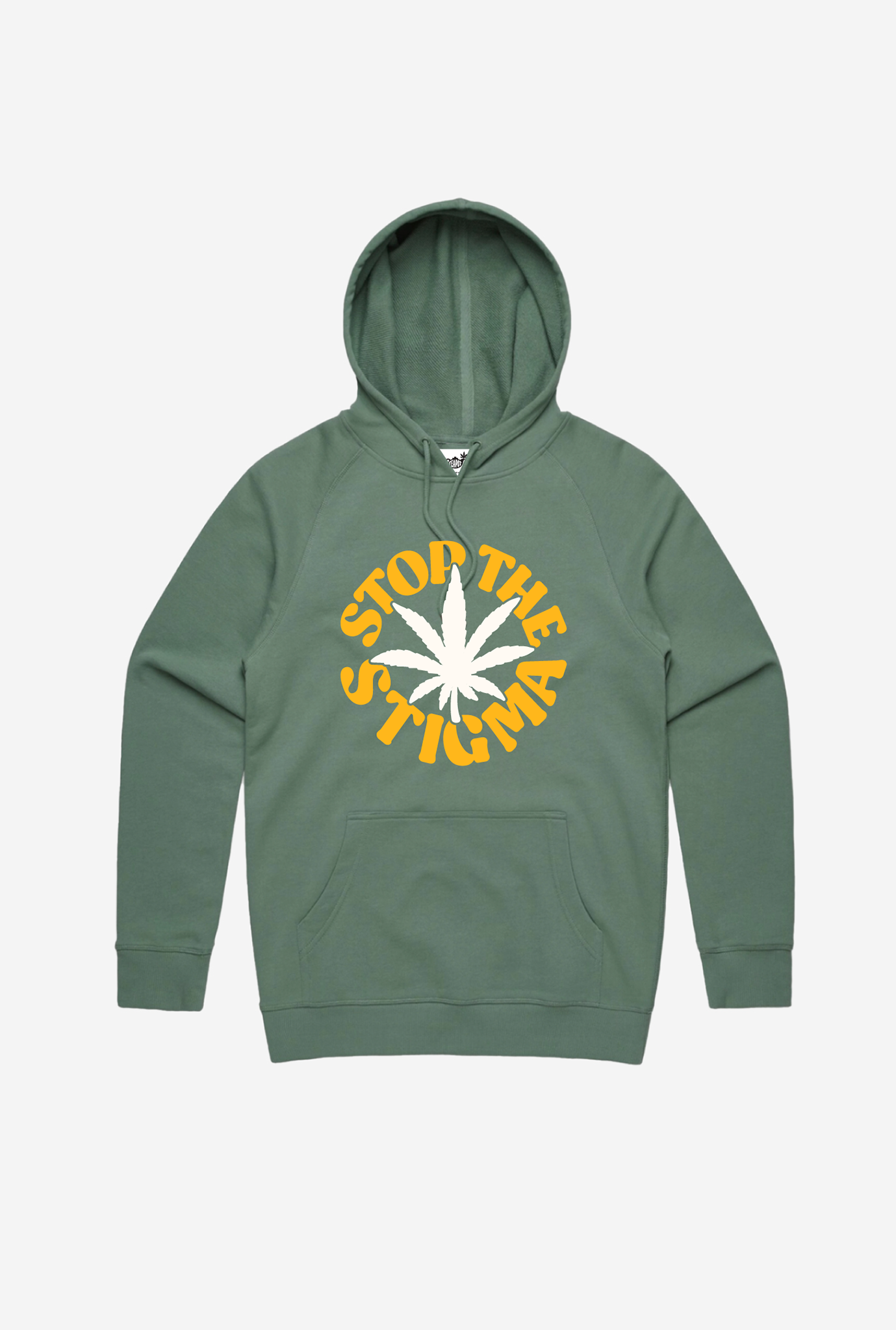 Stop The Stigma Heavyweight Hoodie – Sage