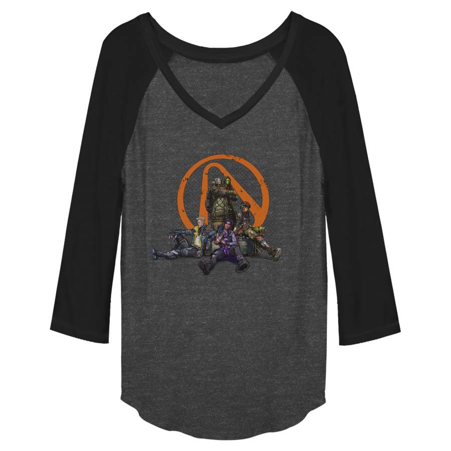 Borderlands 3 Junior’s Vault Hunter Collage  Baseball Tee