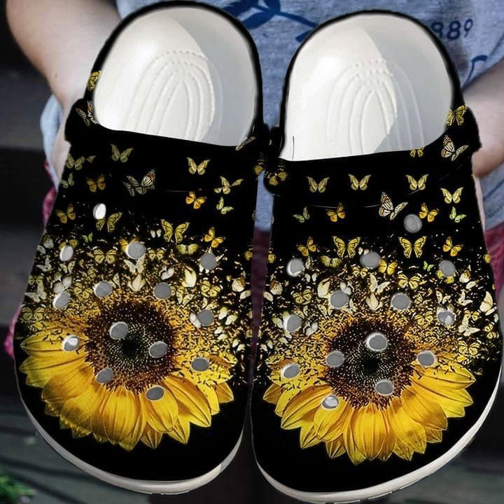 Sunflower Butterflies Shoes 2