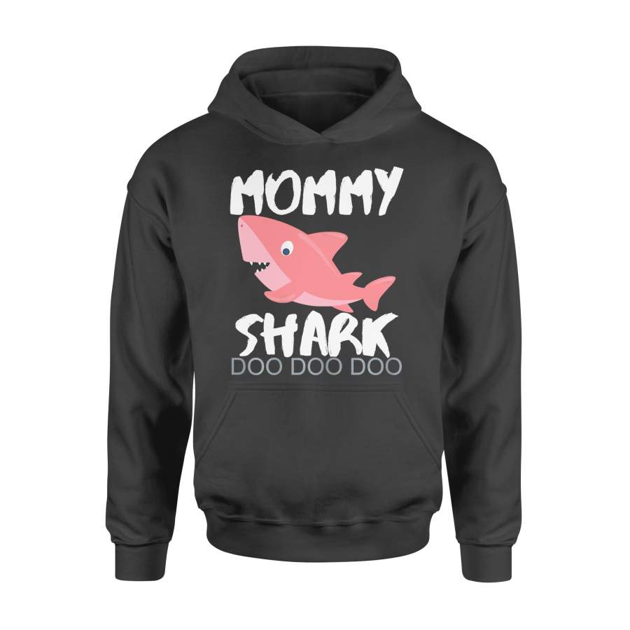 Womens Mommy Shark Shirt Valentines day shirt 2020 For Mom Wife Her – Standard Hoodie