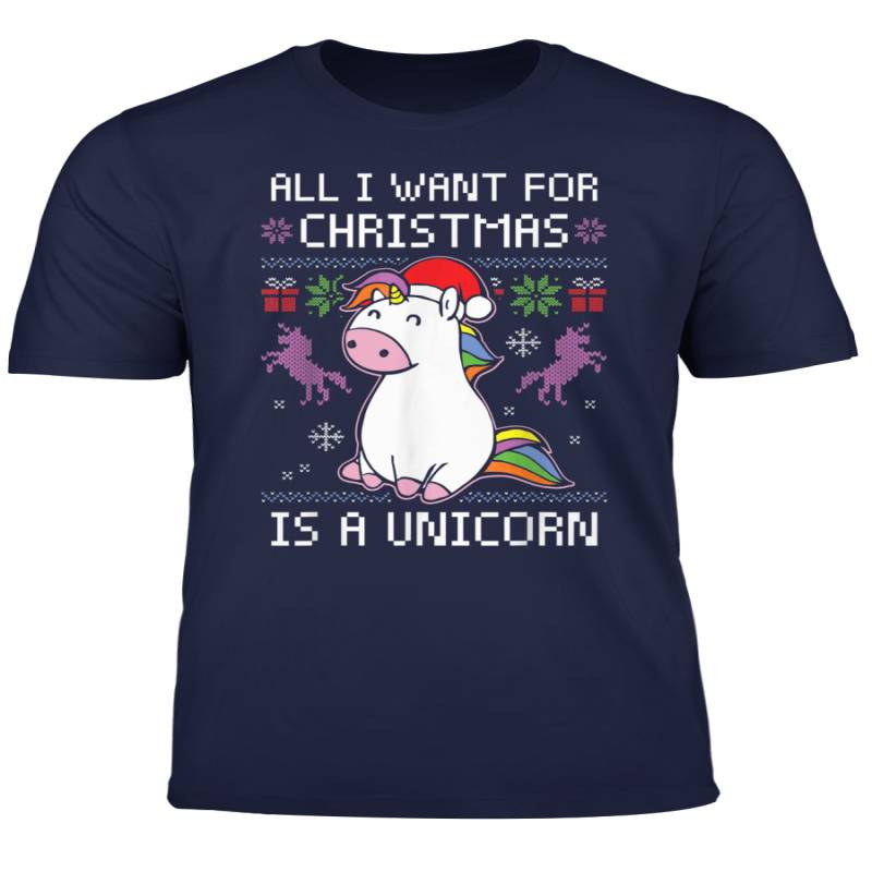 All I Want For Christmas Is A Unicorn Ugly Christmas Sweater T Shirt