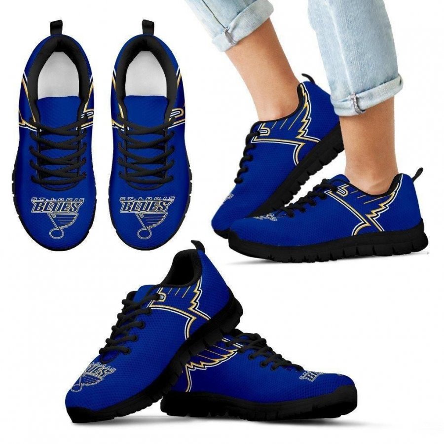 Gorgeous Logo St. Louis Blues Sneakers #852