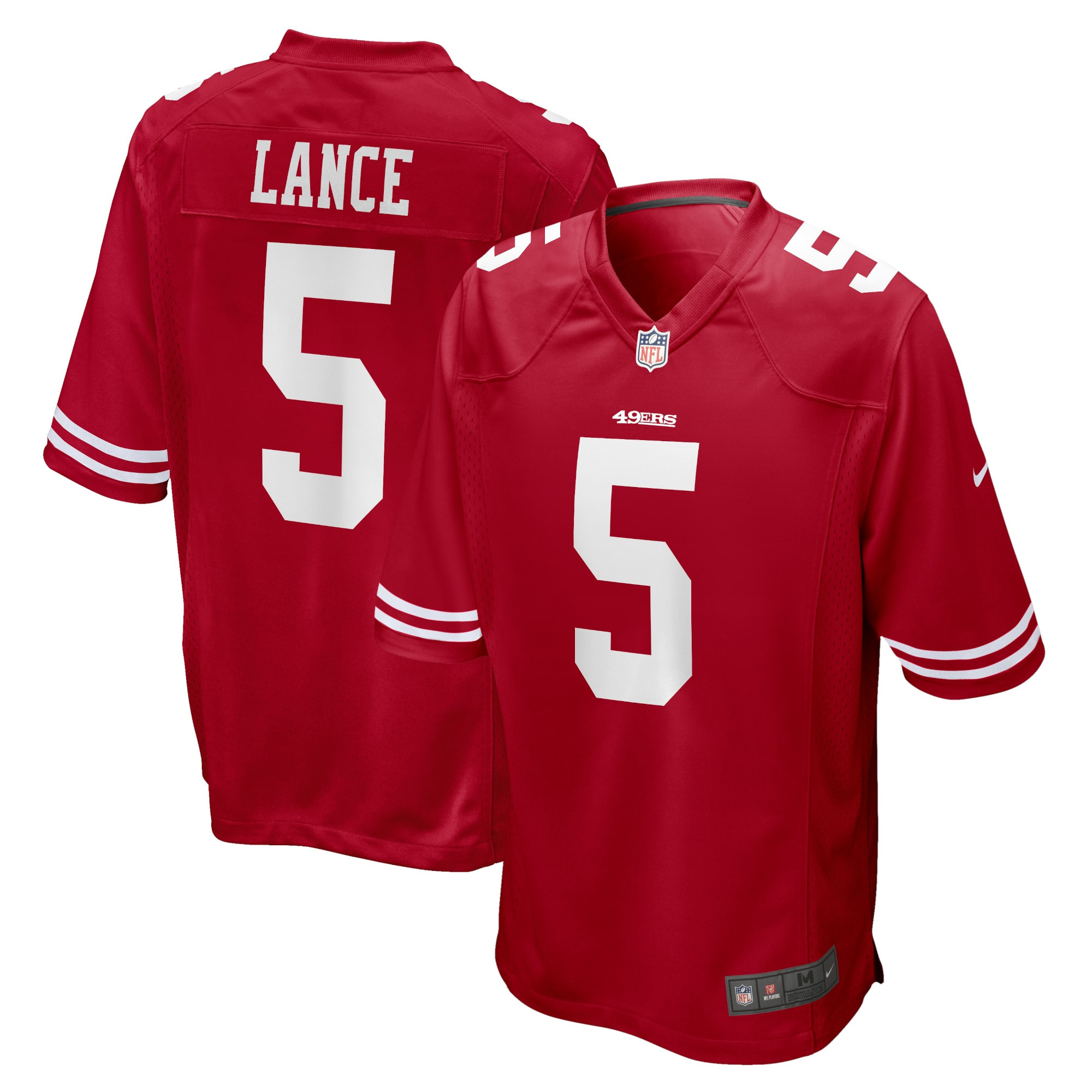 Trey Lance San Francisco 49ers Player Game Jersey Scarlet NFL