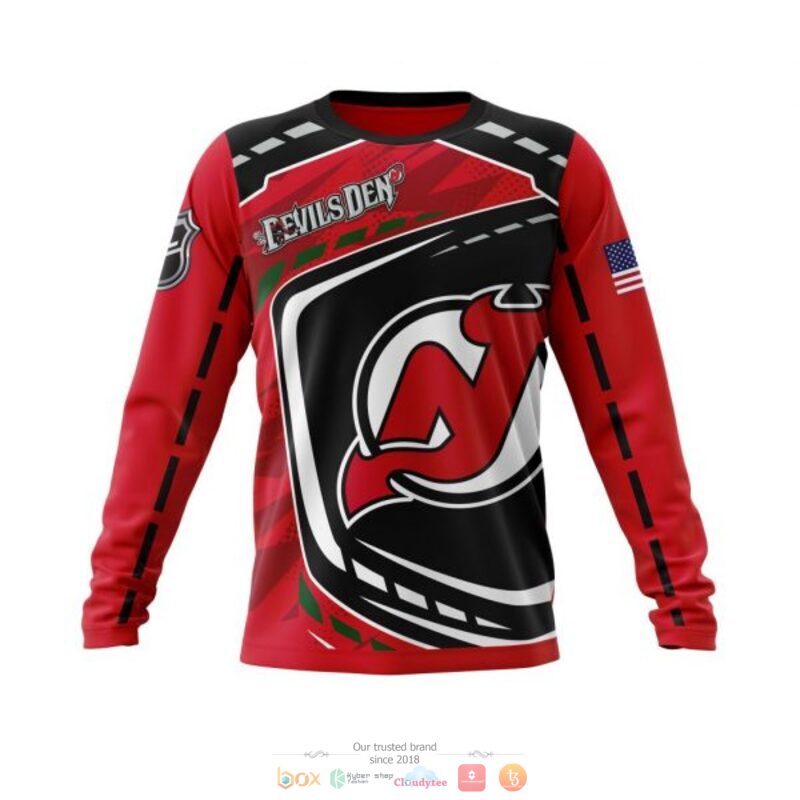 New Jersey Devils Black Red Gift For Fan Ugly Wool Sweater Christmas