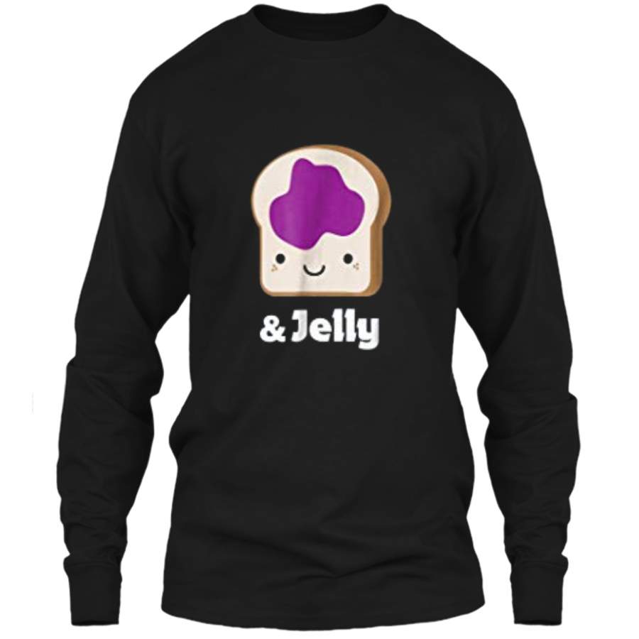 MATCHING SET Peanut Butter and Jelly Couples Friend LS Ultra Cotton Tshirt