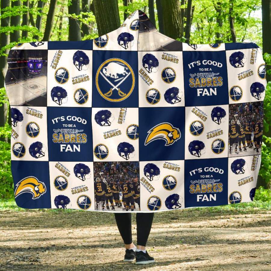 It’s Good To Be A Buffalo Sabres Fan Hooded Blanket