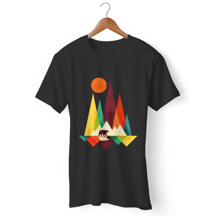 Bear Geometric Man’s T-Shirt