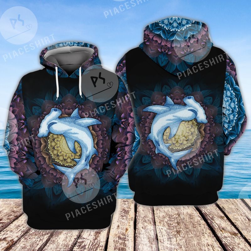 Cool Great Hammerhead Shark For Shark Lovers 3D Full Print Hoodie