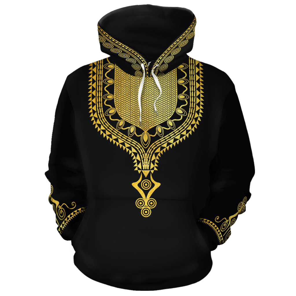 Gold Pattern Dashiki 3D All Over Printed Shirts