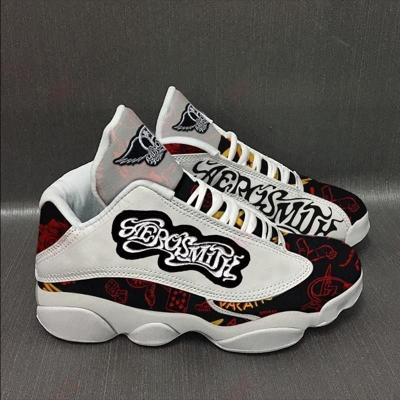 Aerosmith Air Jordan 13 Sneakers Sport Shoes For Fans