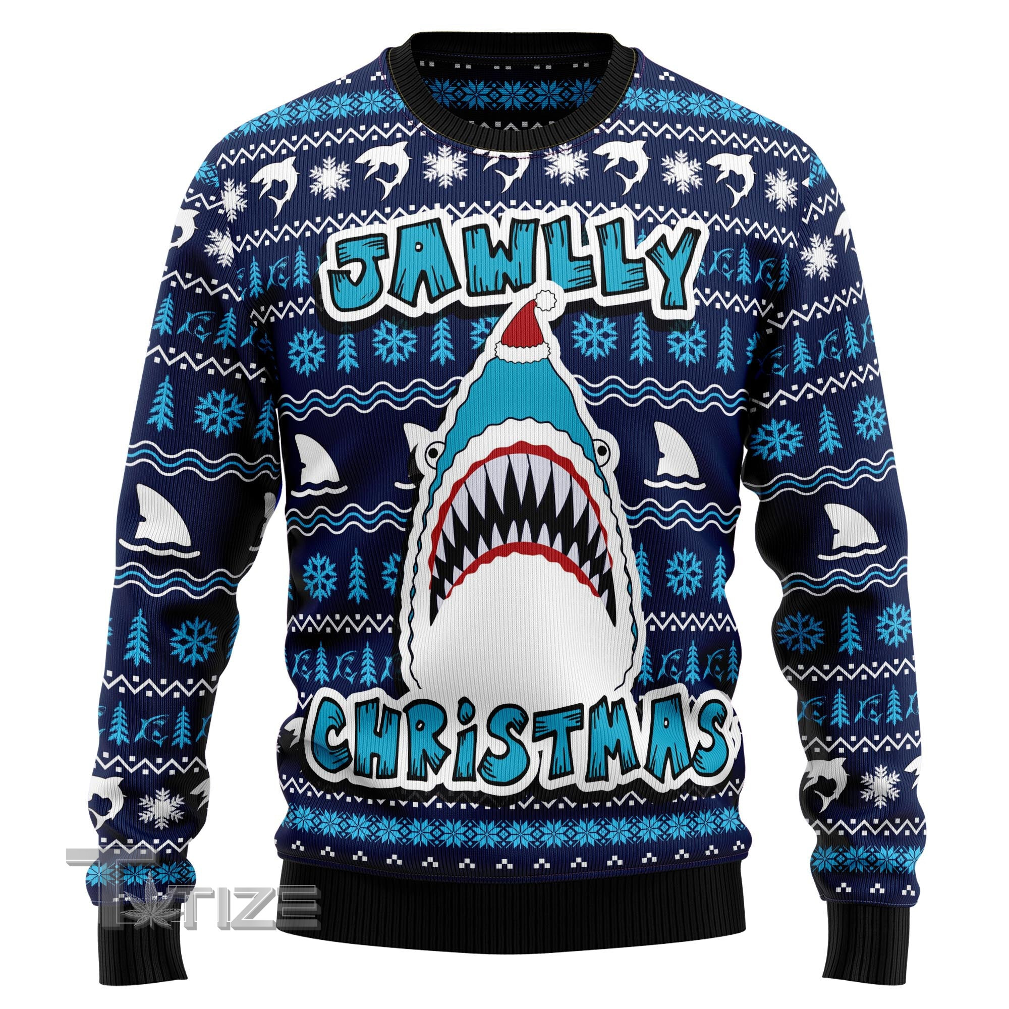 Shark Jawlly Christmas Ugly Christmas Sweater