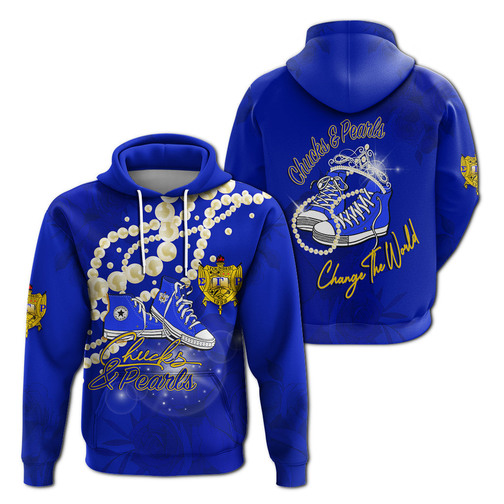 Sigma Gamma Rho Hoodie Chucks And Pearls Change The World  Lt7