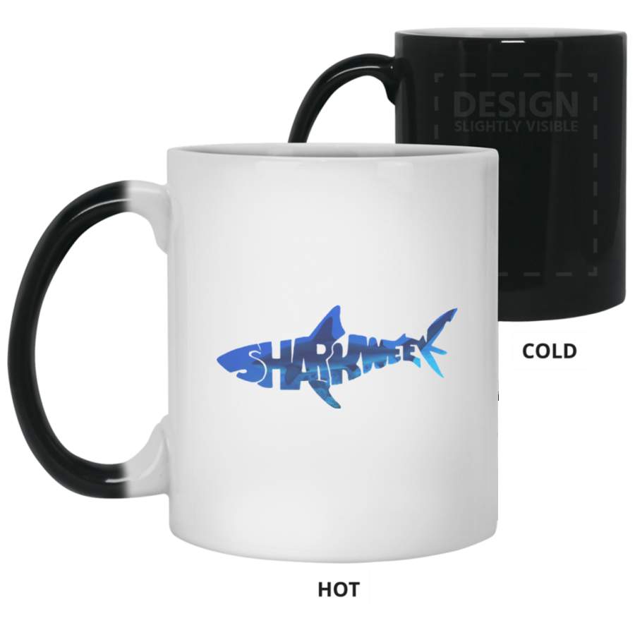 Week of The Shark New 2018 Novelty Graphic Color Changing Mug