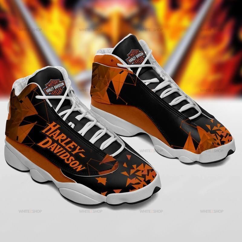 Harley Davidson Form Air Jordan 13 Shoes Sport Sneakers