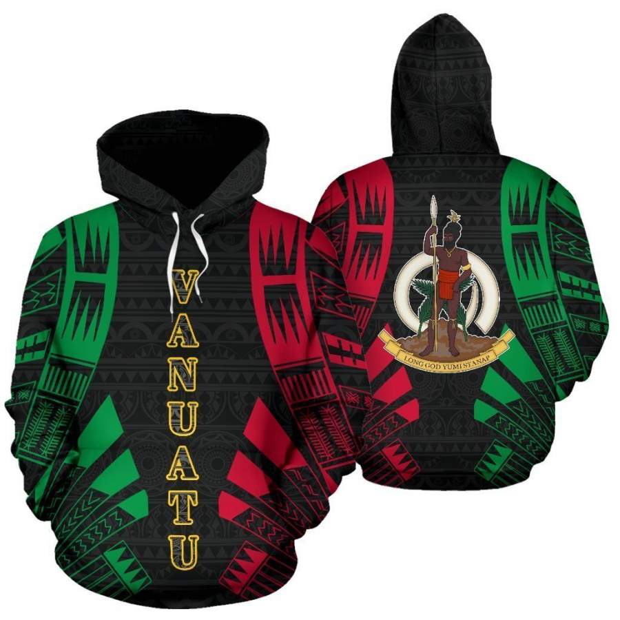 Vanuatu All Over Hoodie – Tattoo Style – BN01