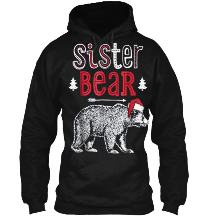 Sister Bear Christmas Santa Family Matching Pajamas Pullover Hoodie  Christmas Gift Ideas