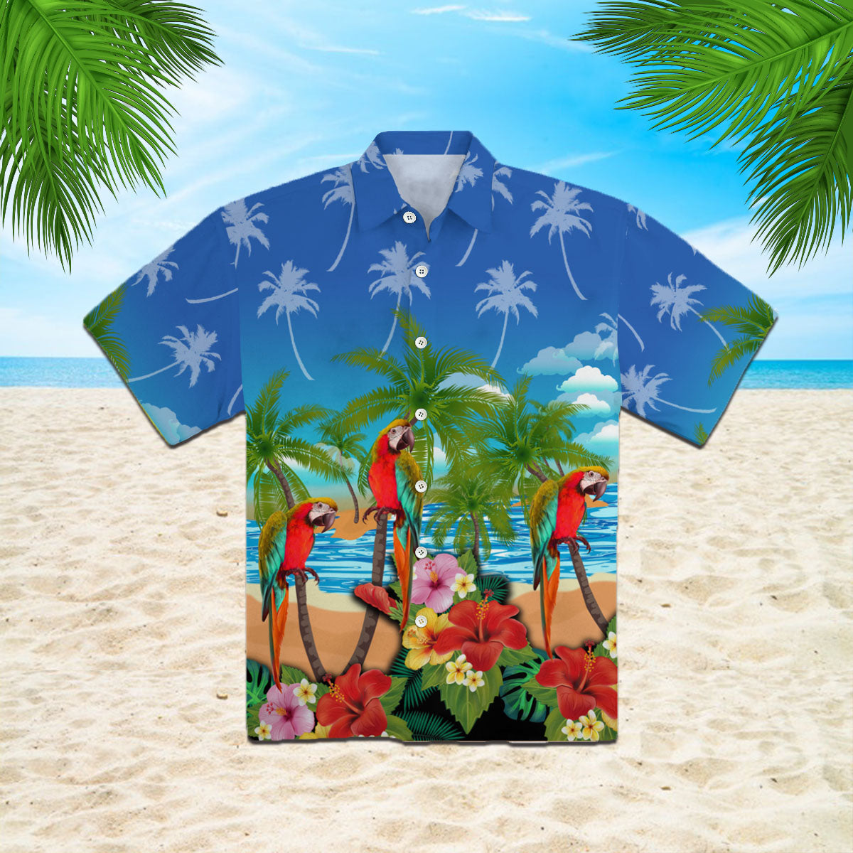 Oragontee Parrot Hawaii Shirt For Men Women Adult Ha19854