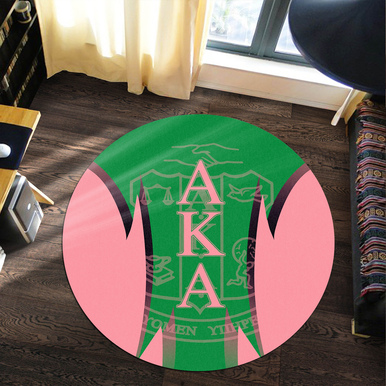 Alpha Kappa Alpha Round Rug – Sorority Limited Version Round Rug