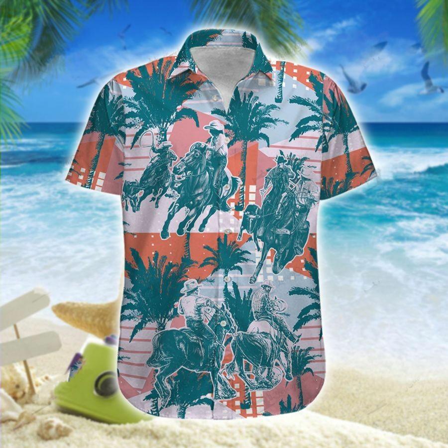 Hawaiian Aloha Shirts Team Roping Vintage Coconut – Jamestees Store