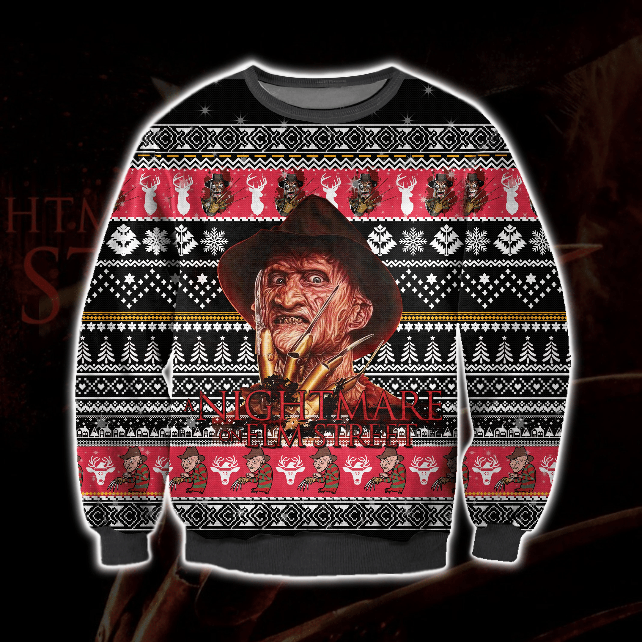 A Nightmare On Elm Street Ugly Sweater